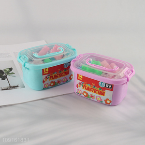 Top quality non-toxic 14colors children diy plasticine toys set