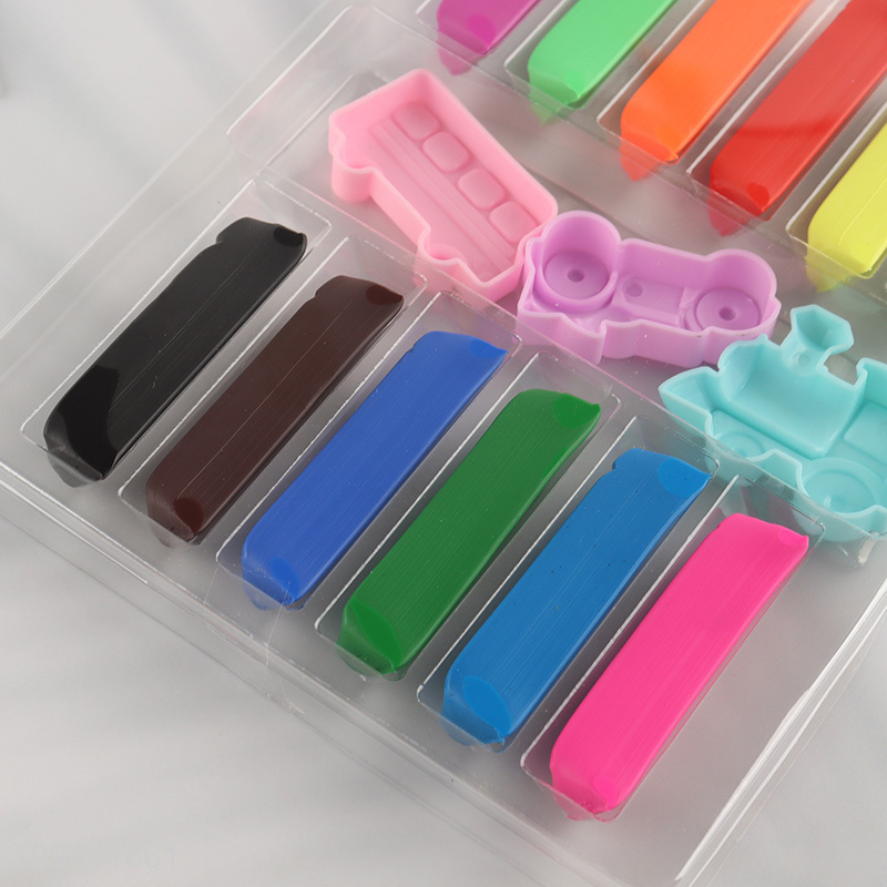 Yiwu market 12colors non-toxic kids plasticine toys play dough set