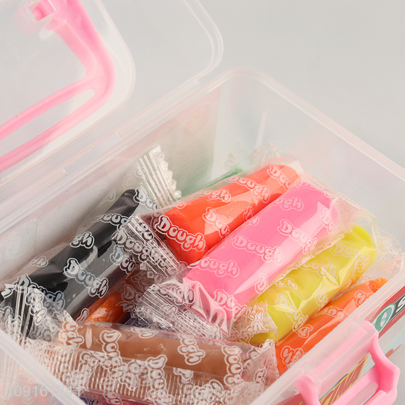 China factory 12color children diy plasticine toys play dough set