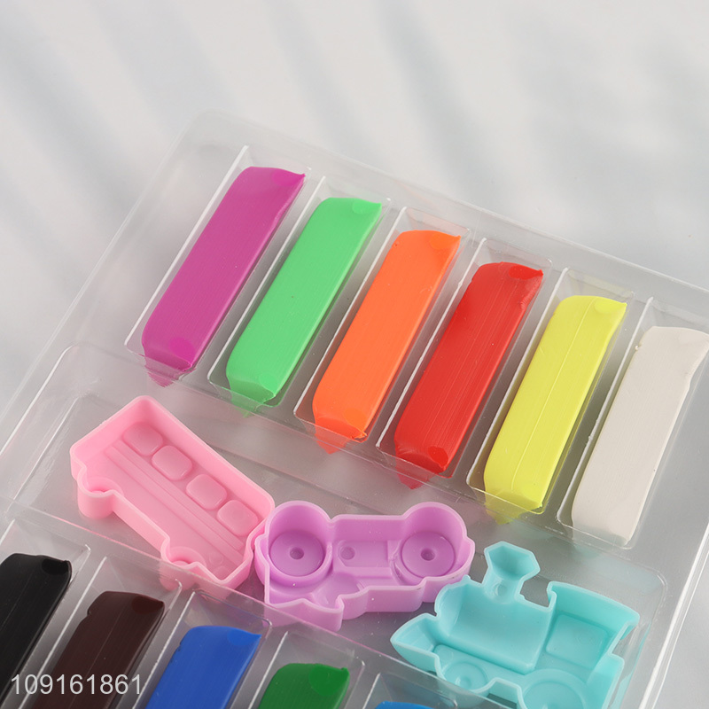 Yiwu market 12colors non-toxic kids plasticine toys play dough set