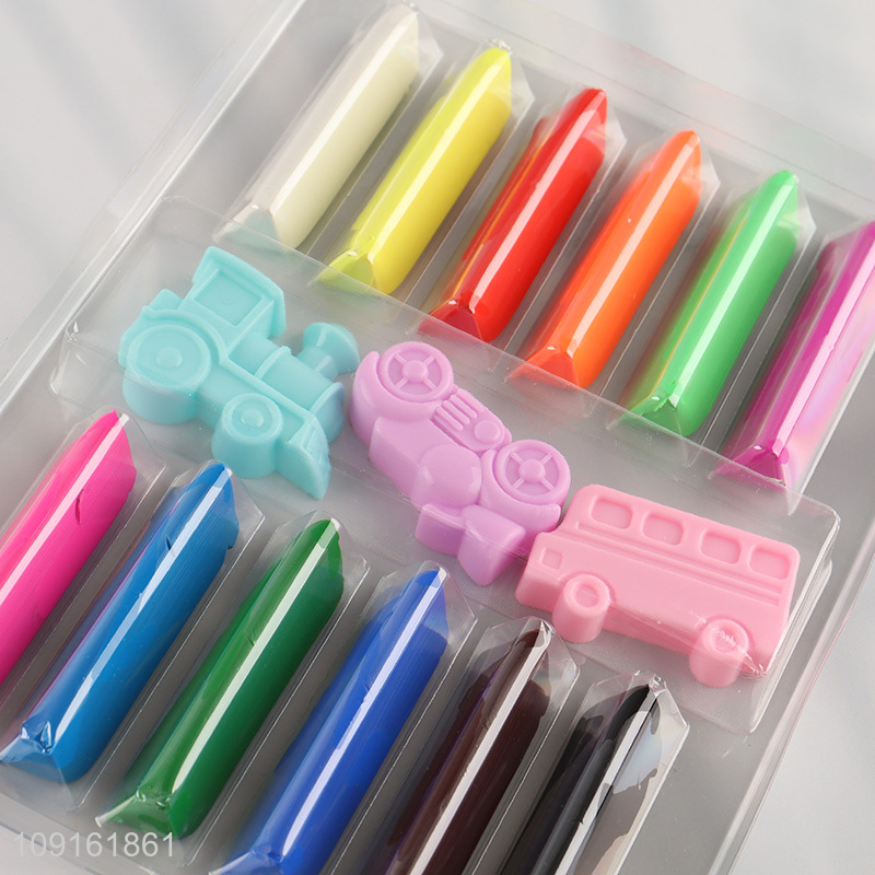 Yiwu market 12colors non-toxic kids plasticine toys play dough set