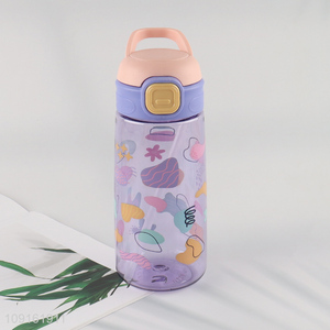Most popular portable plastic water bottle drinking bottle with handle