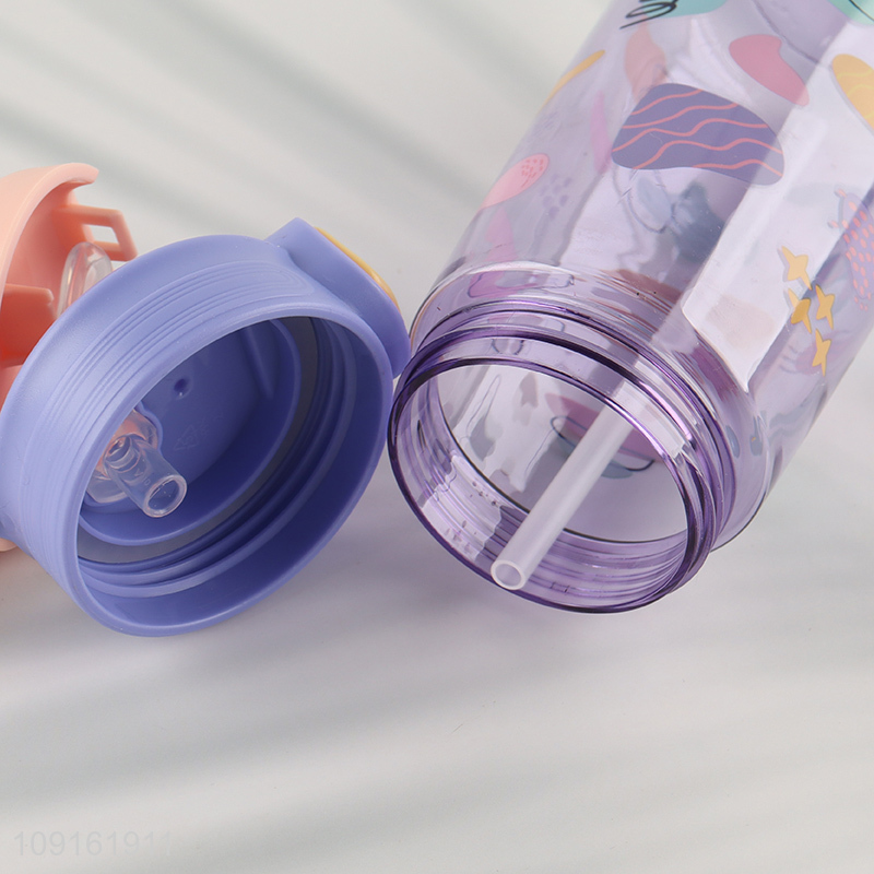 Most popular portable plastic water bottle drinking bottle with handle