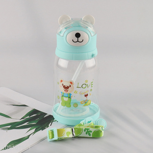 Good price cartoon bear kids water bottle drinking bottle
