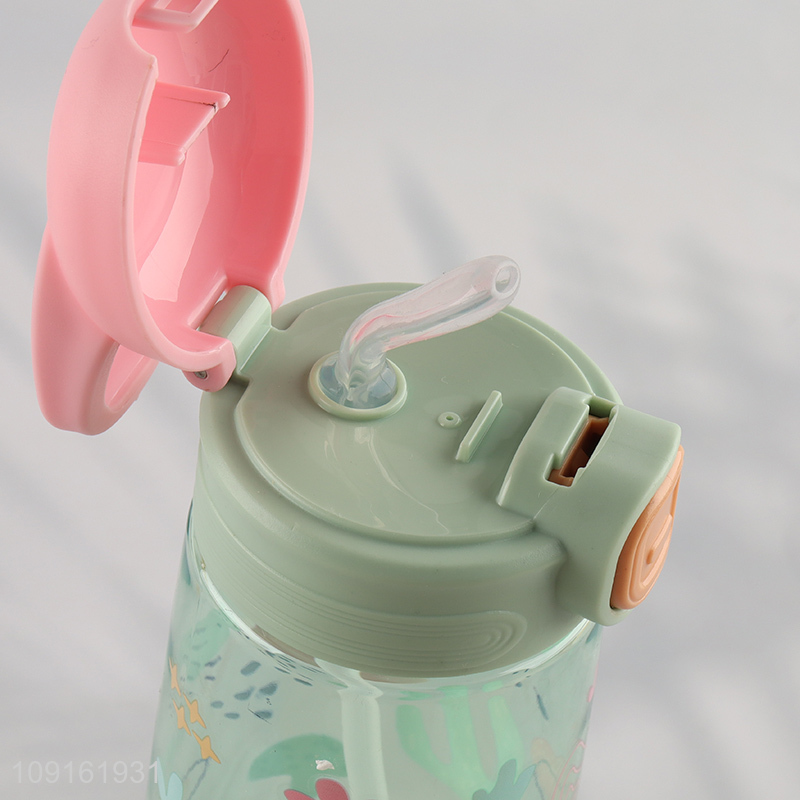 Good price plastic water bottle drinking bottle with straw