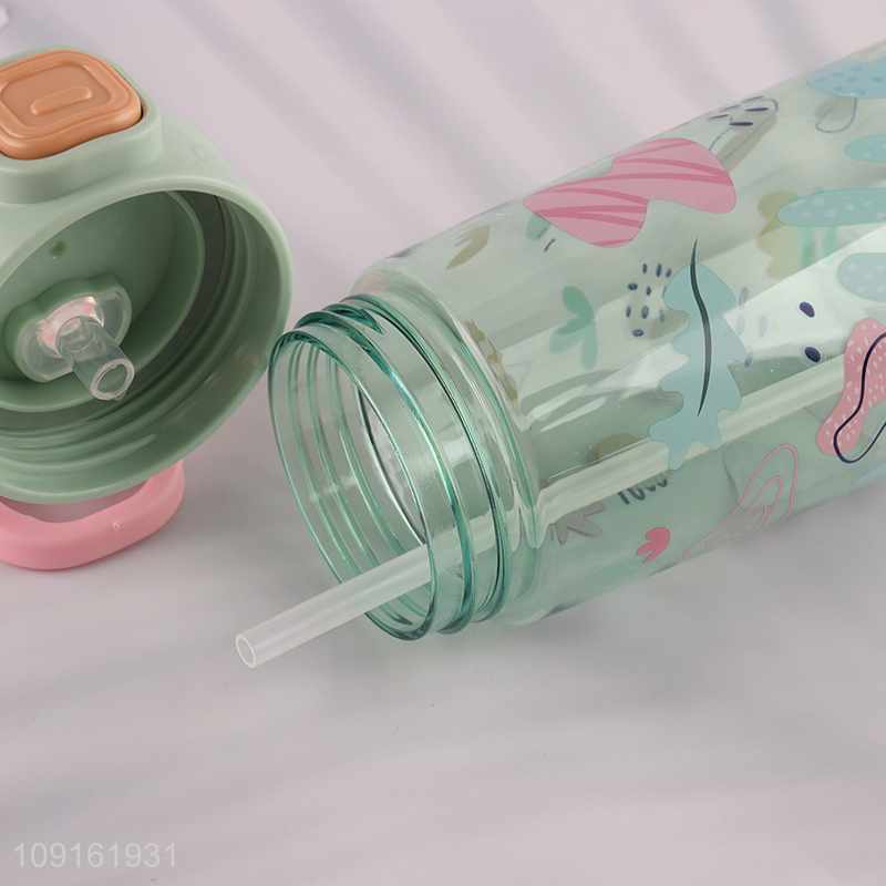 Good price plastic water bottle drinking bottle with straw