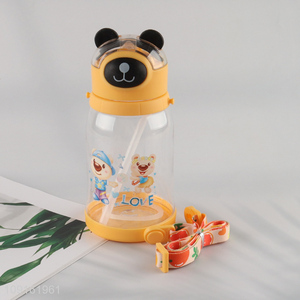 New product portable cartoon kids water bottle drinking bottle