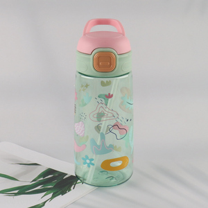 Good price plastic water bottle drinking bottle with straw