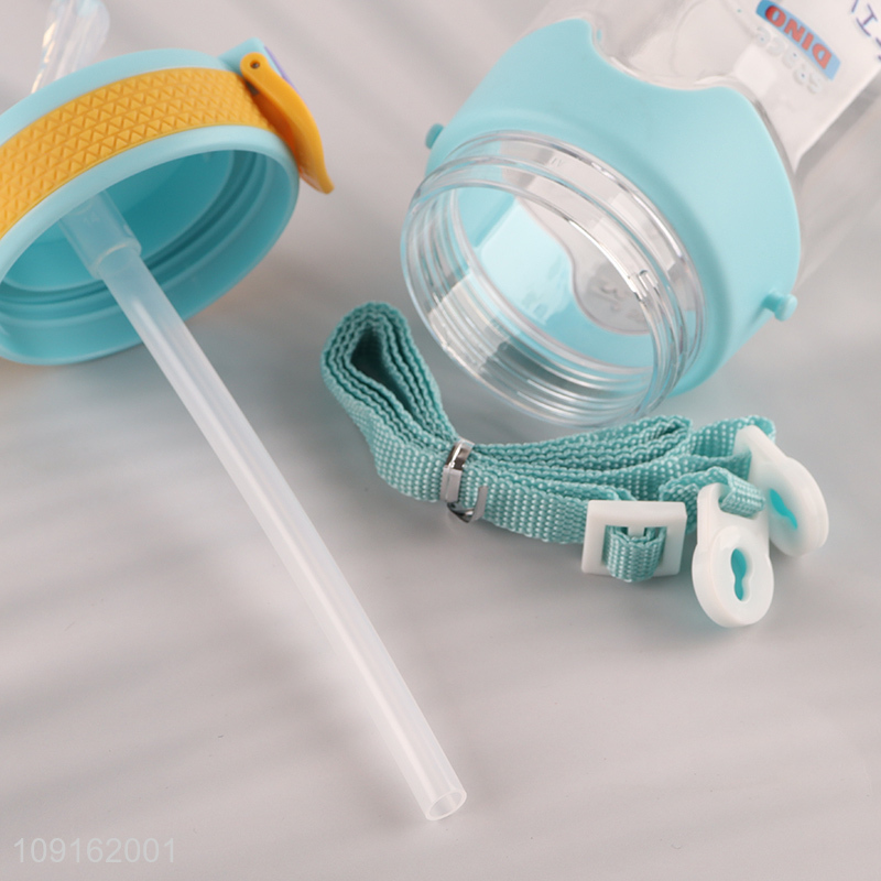 Popular products children portable water bottle drinking bottle with straw