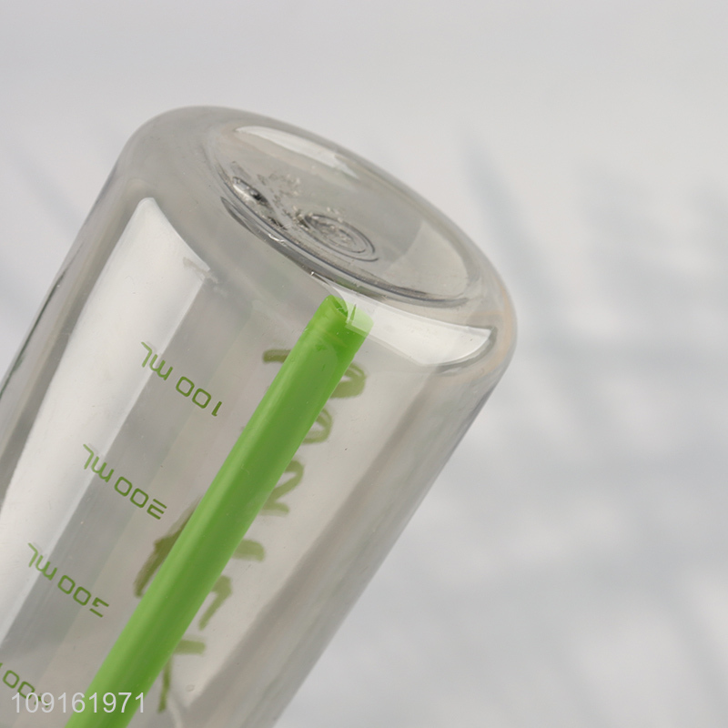 China wholesale multicolor 600ml plastic water bottle drinking bottle