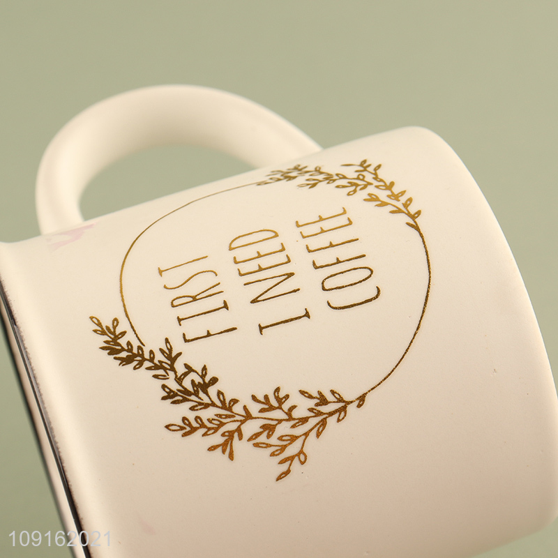 Most popular ceramic water cup coffee cup with handle