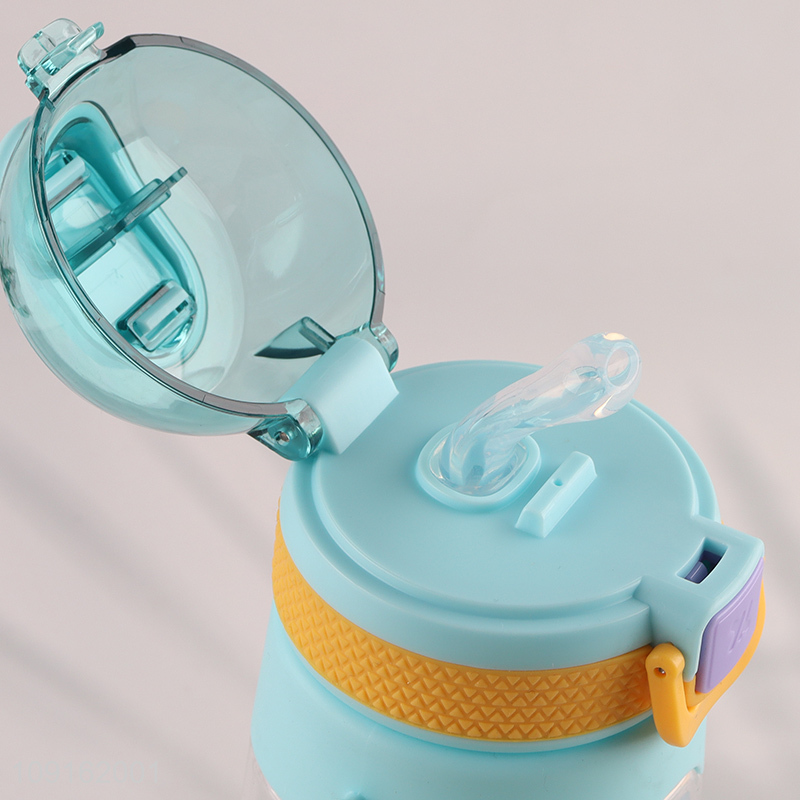 Popular products children portable water bottle drinking bottle with straw