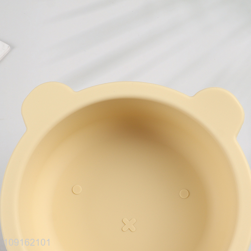 Good Quality BPA Free Food Grade Silicone Baby Feeding Bowl for Toddlers