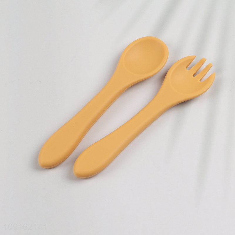 High Quality BPA Free Silicone Baby Feeding Set Baby Infant Tableware Set