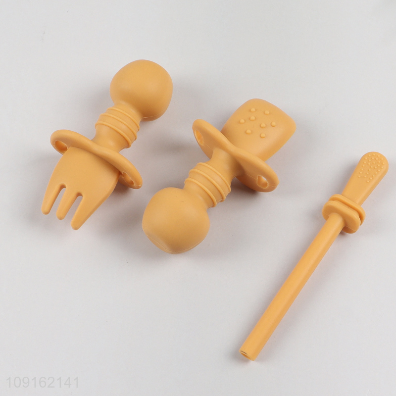 High Quality BPA Free Silicone Baby Feeding Set Baby Infant Tableware Set