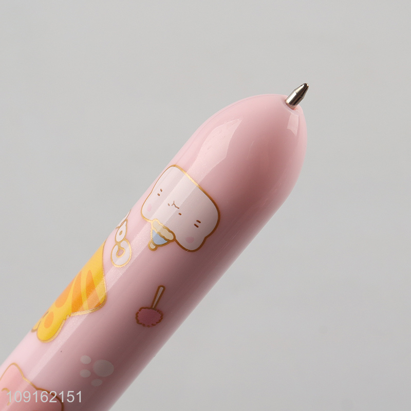 China factory school students cat paw ten color ballpoint pen
