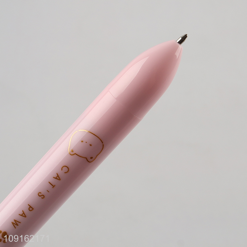 Top selling school students cat six color ballpoint pen