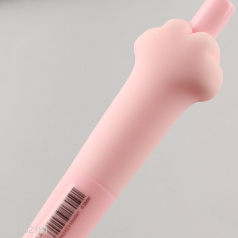 China supplier school office cat paw chubby pen writing pen