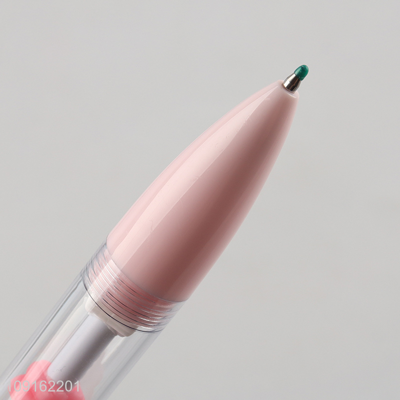 Factory price school office students sakura cat string pen