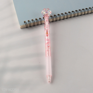 Factory price school students crytal cat paw mechanical pencil