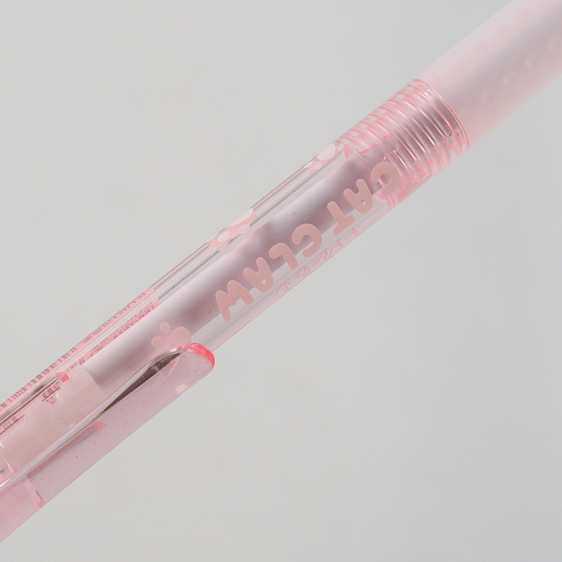 China wholesale students cat paw erasable pen ballpoint pen