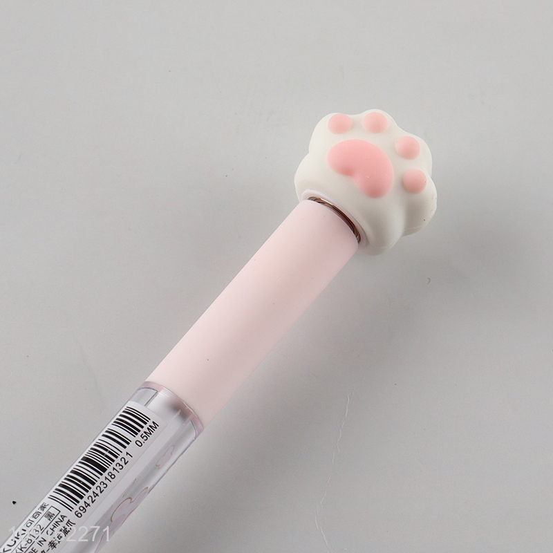 Low price cat paw decompression pen students writing pen