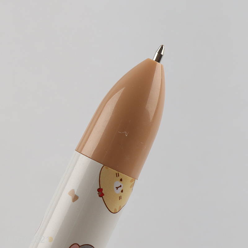 Factory wholesale diary cat six color ballpoint pen