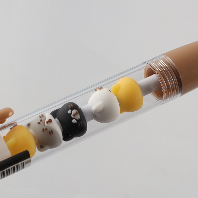 New arrival students writing pen cat diary string pen for sale