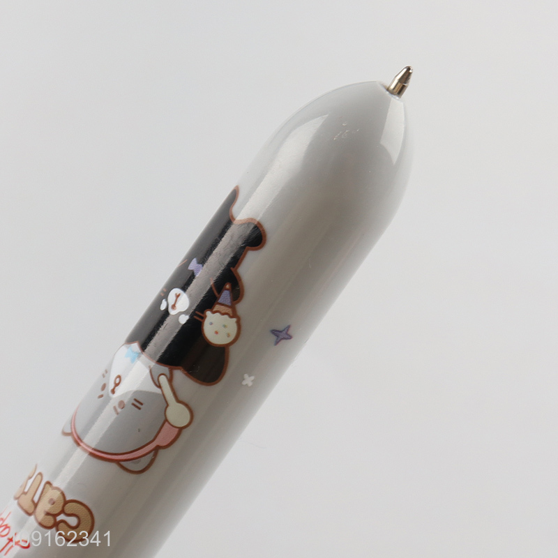 Yiwu market school office stationery cat diary ten color ballpoint pen