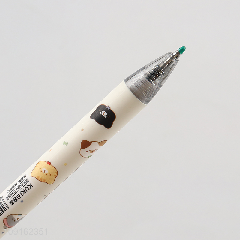 Hot items writing pen cat diary decompression pen for sale