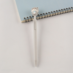 China products writing pen cat diary side press gel pen