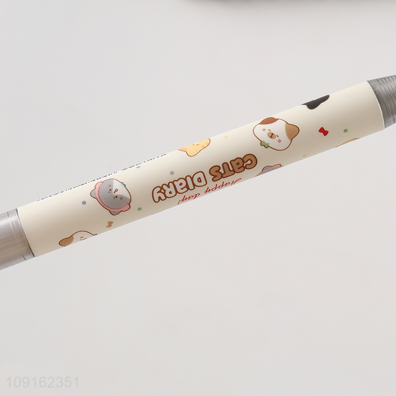 Hot items writing pen cat diary decompression pen for sale