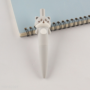 Hot selling cartoon cute students cat diary chubby pen wholesale