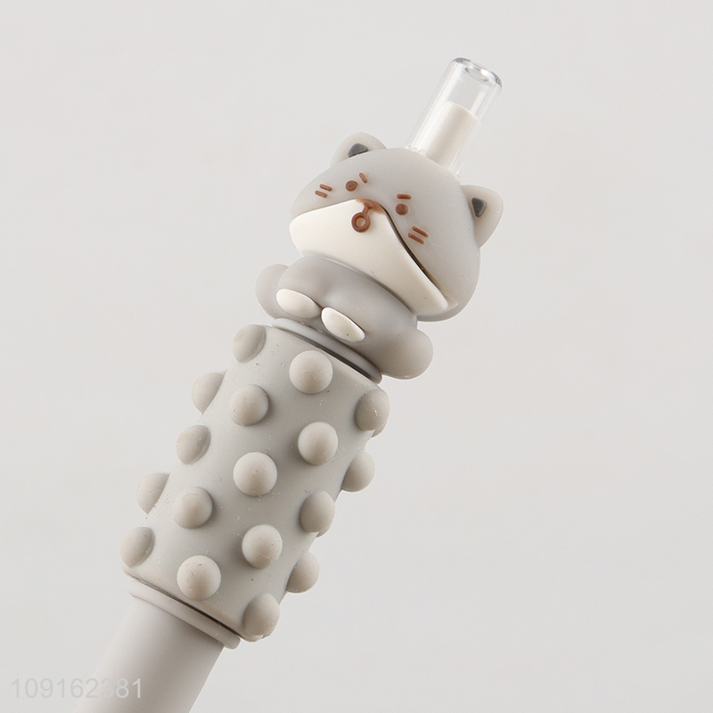 Factory direct sale school students cat diary massage ballpen