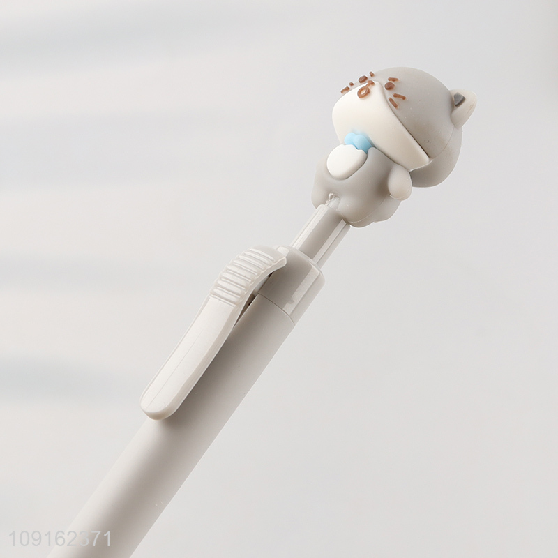 China products writing pen cat diary side press gel pen