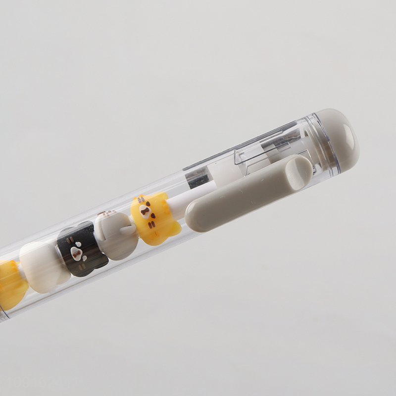 Top products cartoon students stationery cat diary string pen