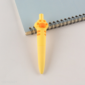 Best selling cartoon school students cat paw chubby pen