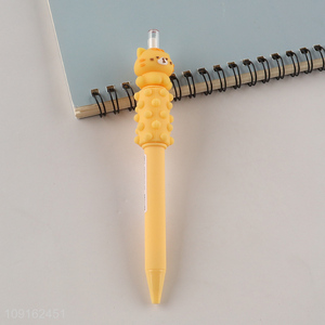 Factory wholesale cartoon students cat diary massage ballpen
