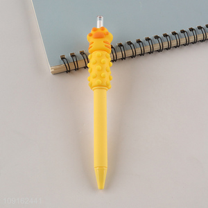 Hot sale students cat paw massage ballpen for stationery