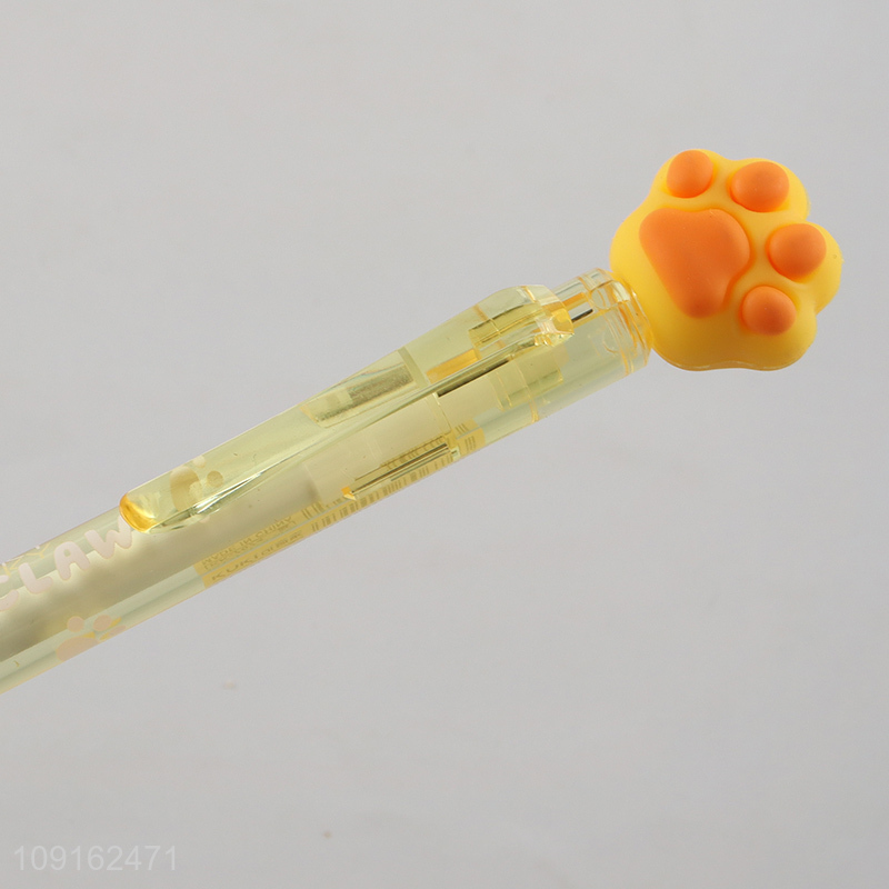 China wholesale school office cat paw erasable pen