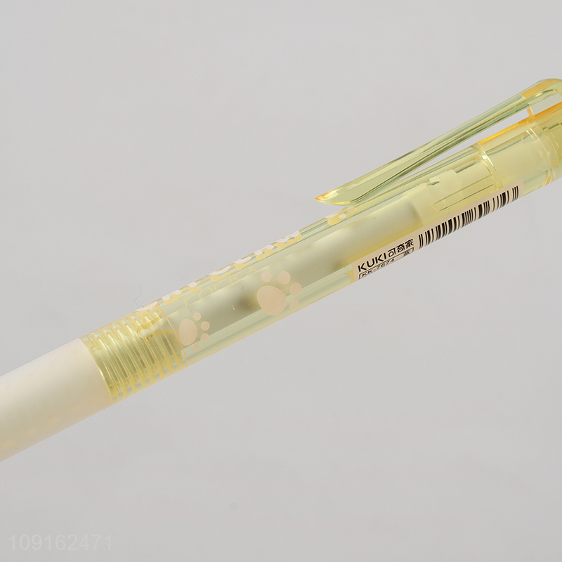 China wholesale school office cat paw erasable pen