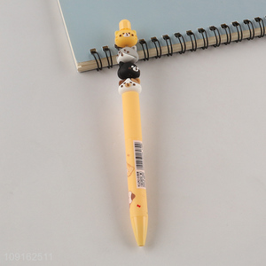 Latest products cartoon cat diary string pen for school students