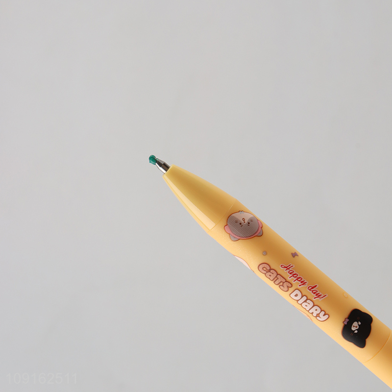 Latest products cartoon cat diary string pen for school students