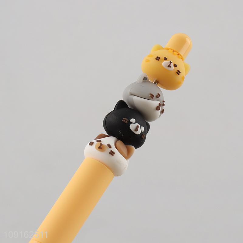 Latest products cartoon cat diary string pen for school students