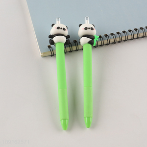 Yiwu market cartoon panda deligent panda eternal pencil for students