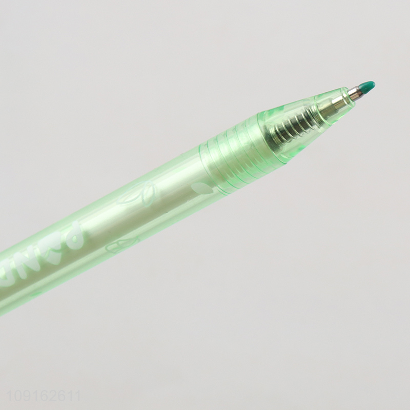 Best selling cartoon panda deligent panda side press gel pen