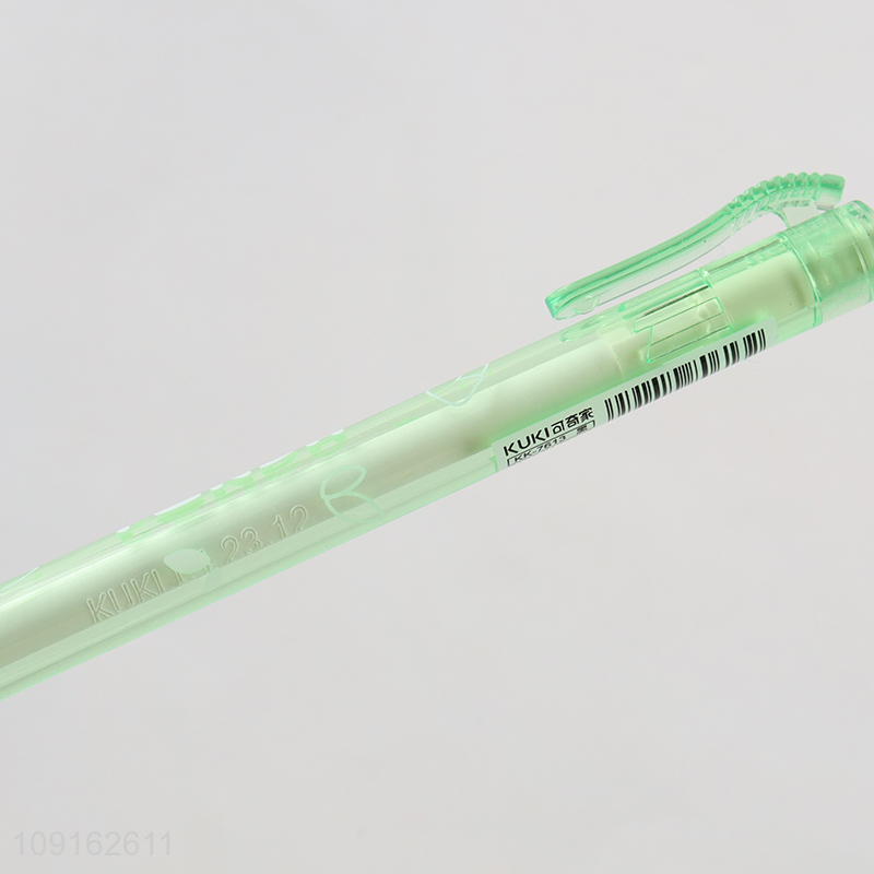 Best selling cartoon panda deligent panda side press gel pen