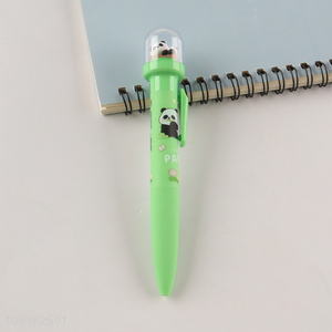 Hot products cartoon panda school kids deligent panda landscape pen