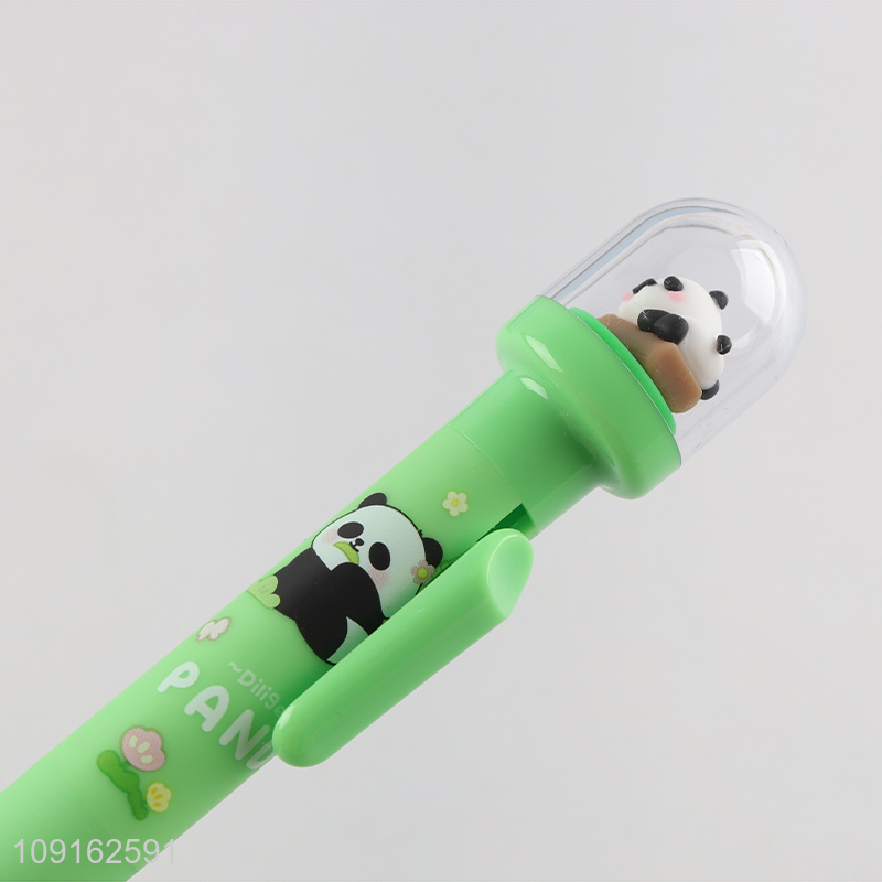 Hot products cartoon panda school kids deligent panda landscape pen