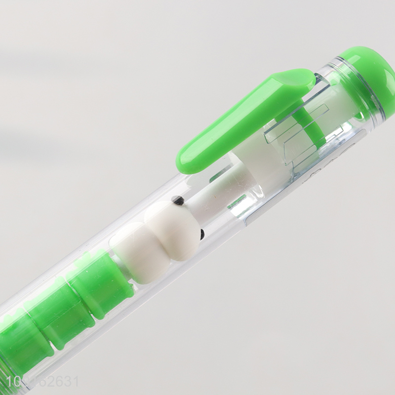 Top sale school students deligent panda string pen gel pen wholesale
